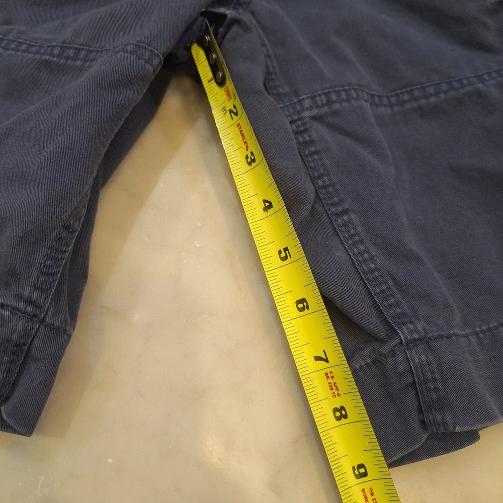 Vtg 90s Polo Ralph Lauren Cargo Shorts Mens 30 Blue Classic Chino Cotton Utility